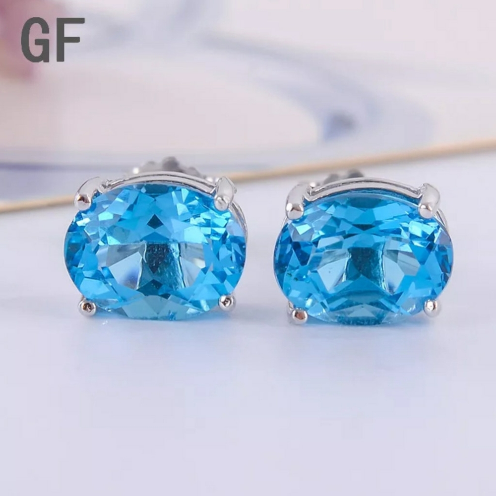 🎀925 - 3ct. London Blue Topaz - Picture 4 of 6